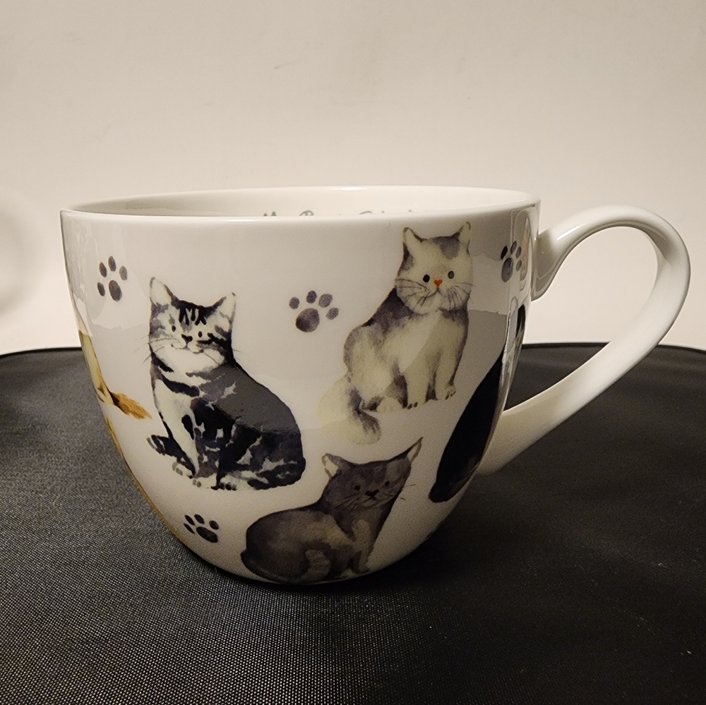 Portobello by Inspire CAT - My Best Friend has Four Paws 20 oz. Mug | Bone China